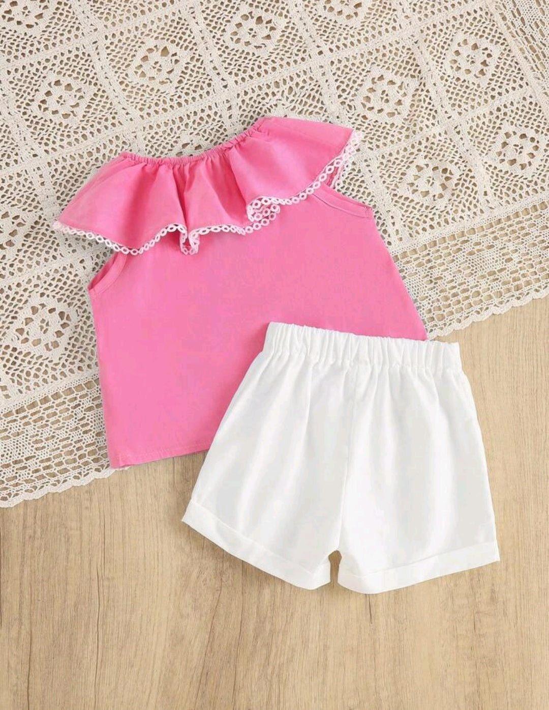 Blusa + short abotonado