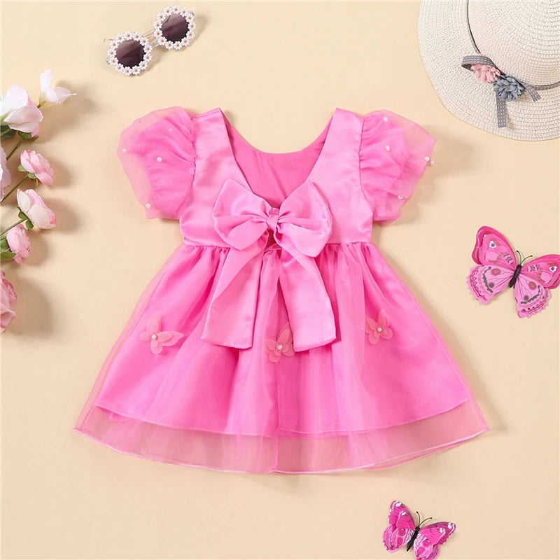 Vestido con detalles en mariposas