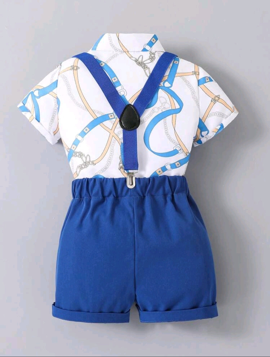 Camisa+moño+short+suspensorio