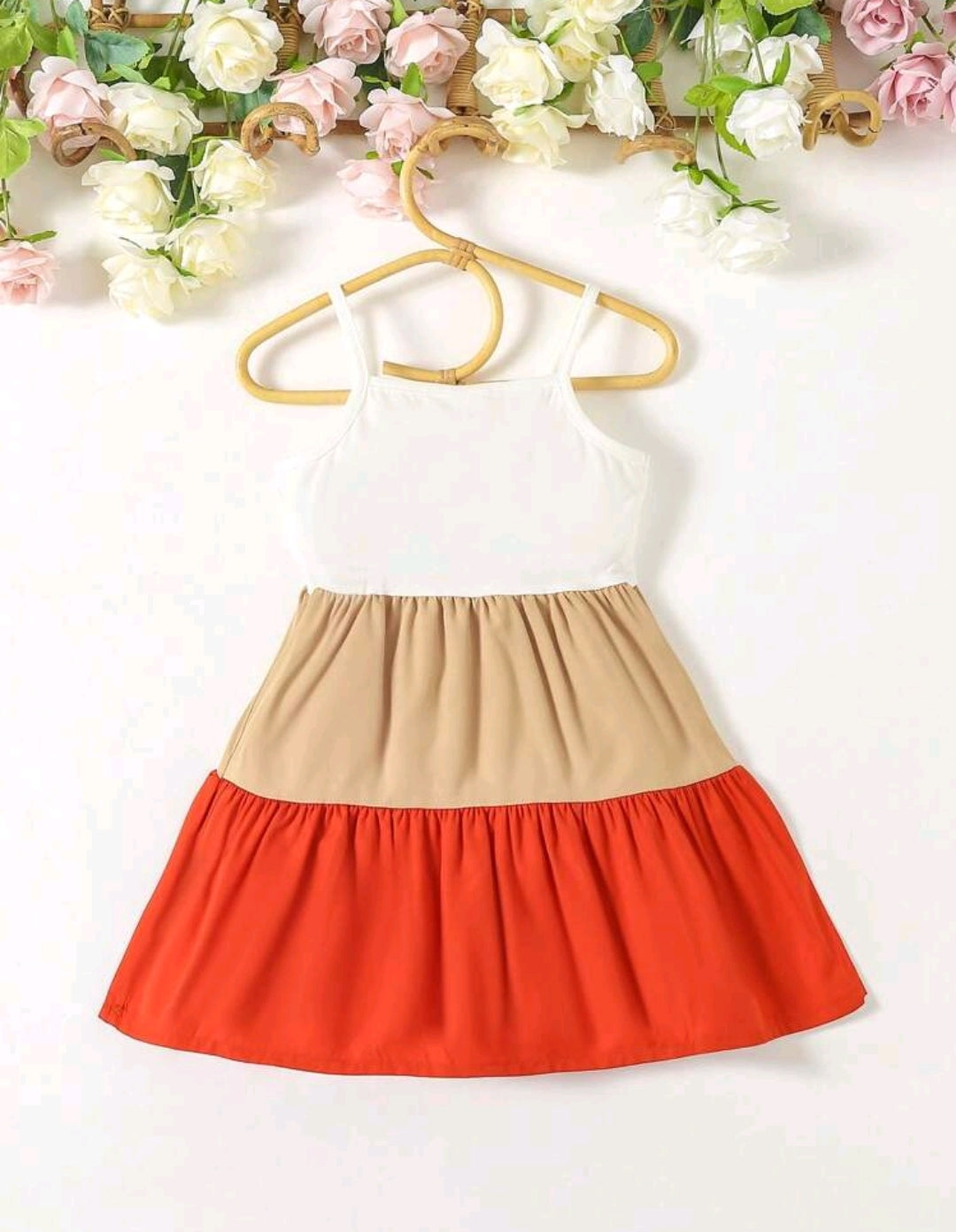 Vestido bebé color combinado