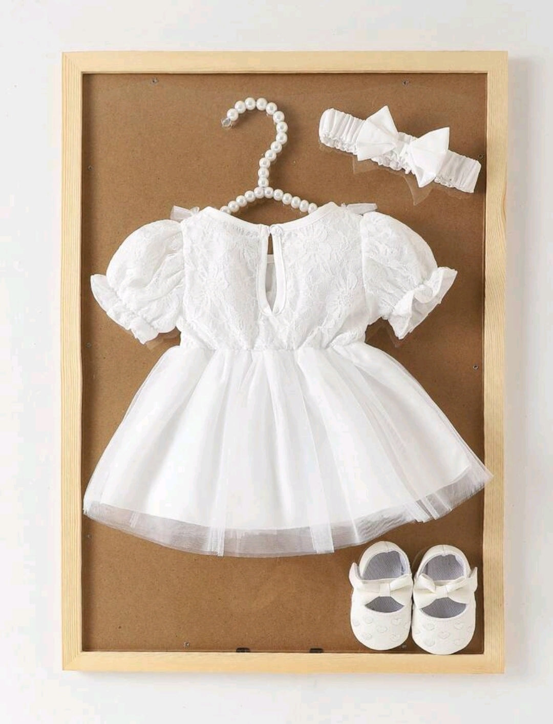 Vestido bebé de encaje