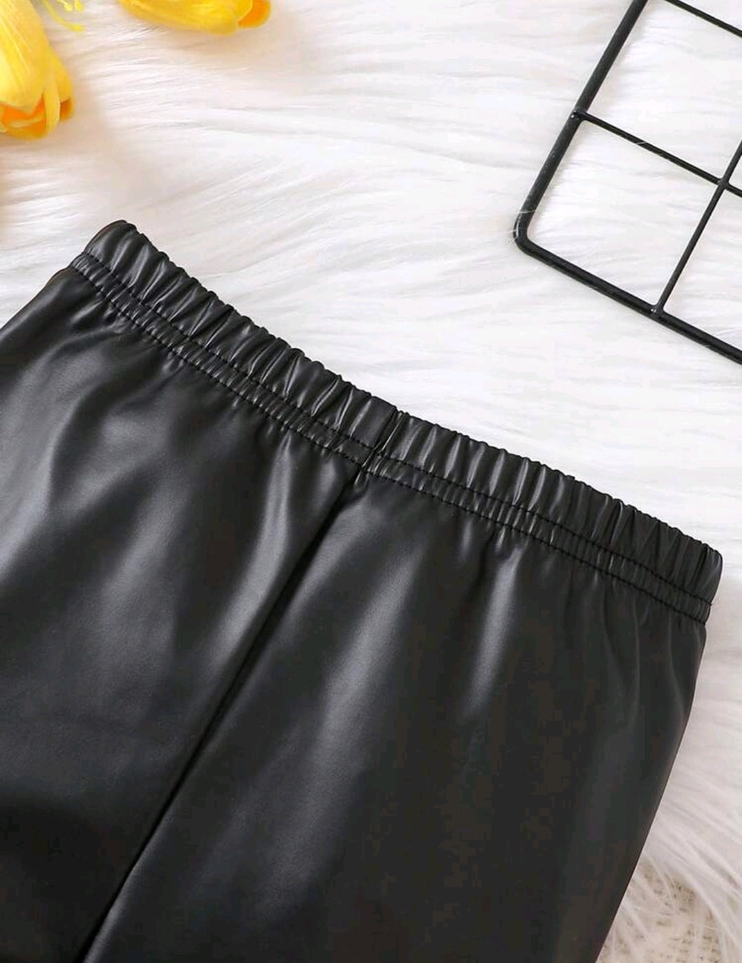 Leggings bebé de cuerina