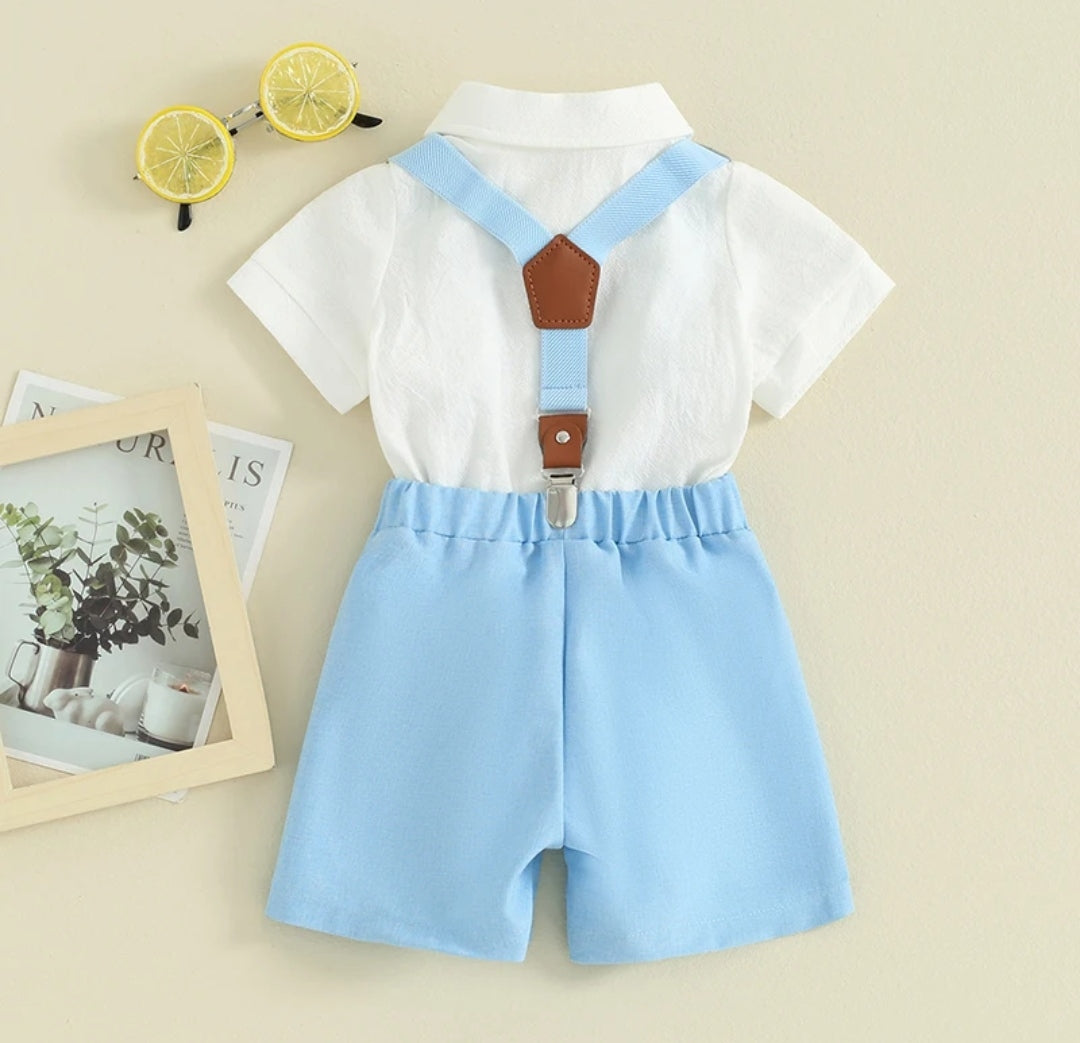 Body camisa + short con suspensorio