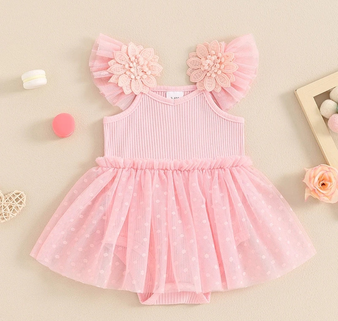 Body vestido con tul