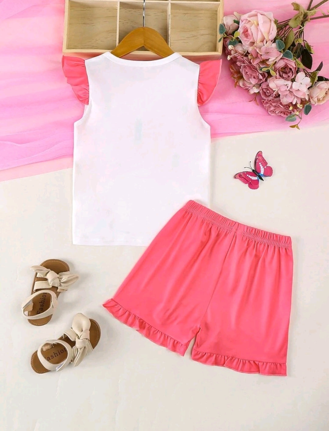 Remera estampa de Mariposas+ short