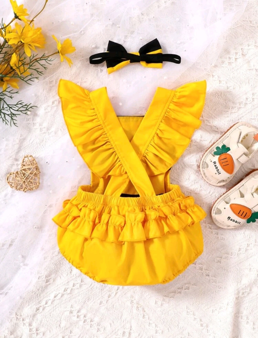Body de abejita + diadema