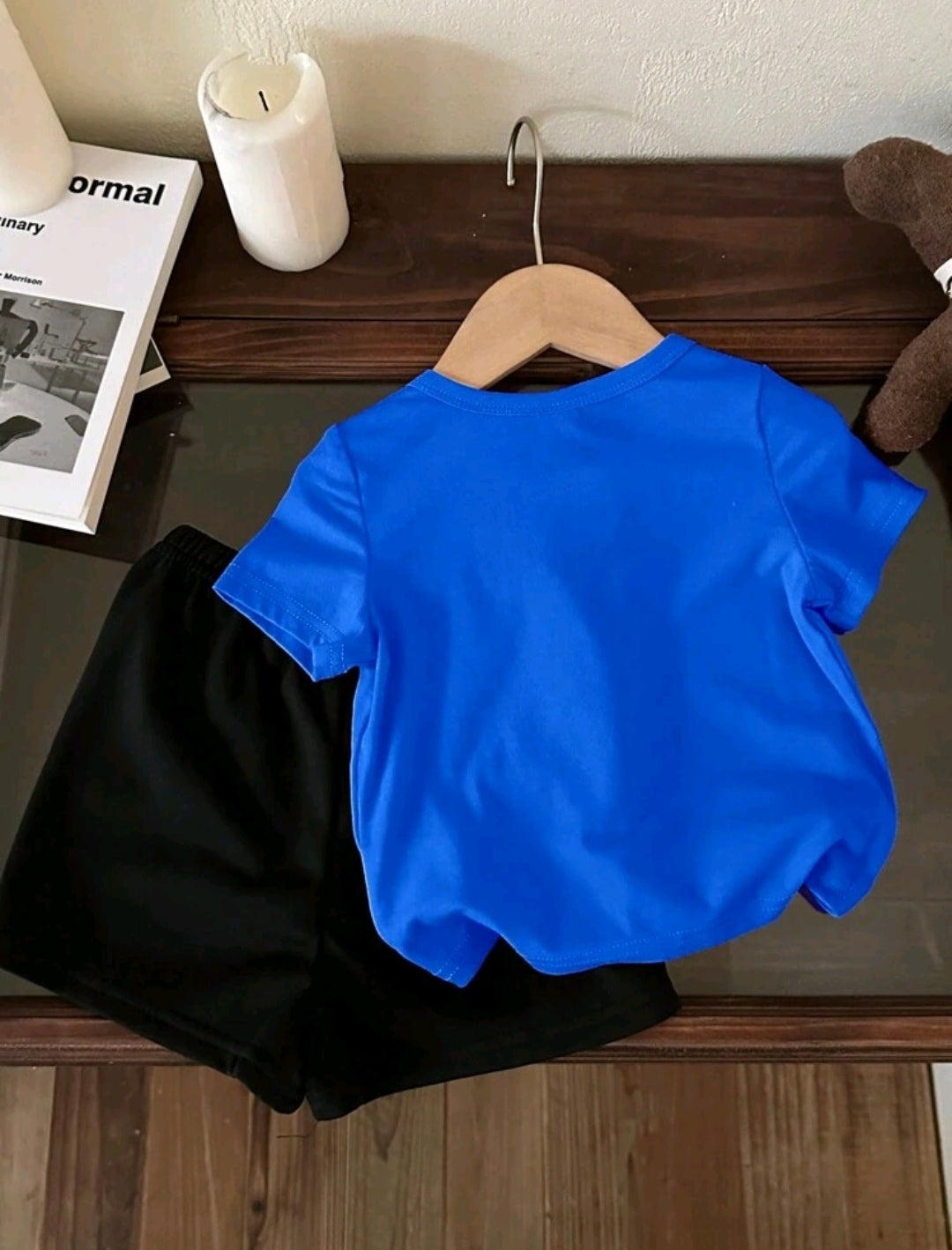 Remera con estampa+ short