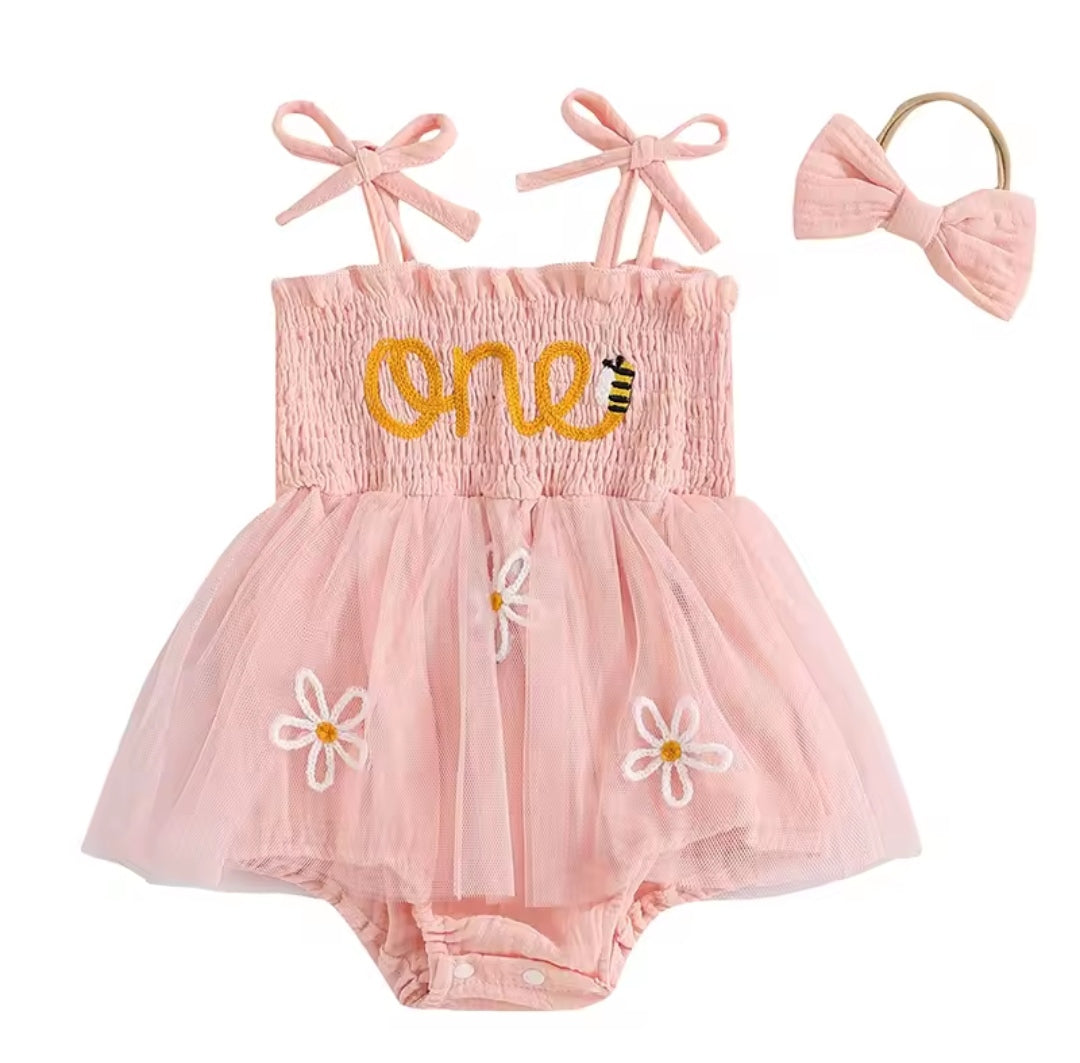 Body vestido one de abejita