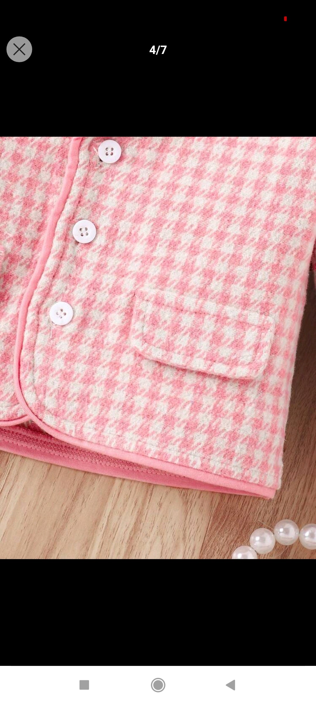 Abrigo a cuadro ( sin camisa)