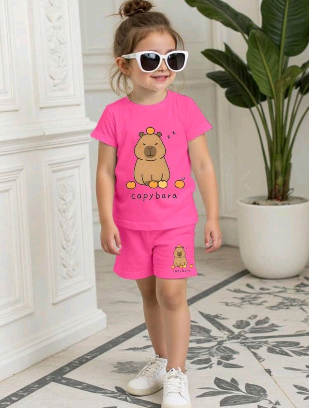 Remera + short de capibara