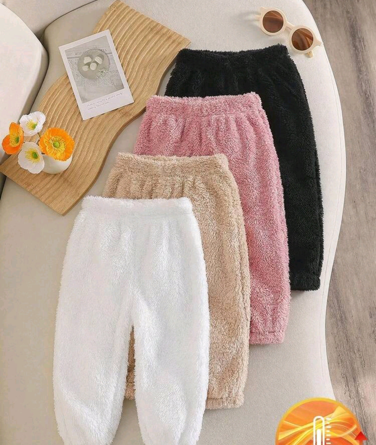 Pantalón para bebé teddy