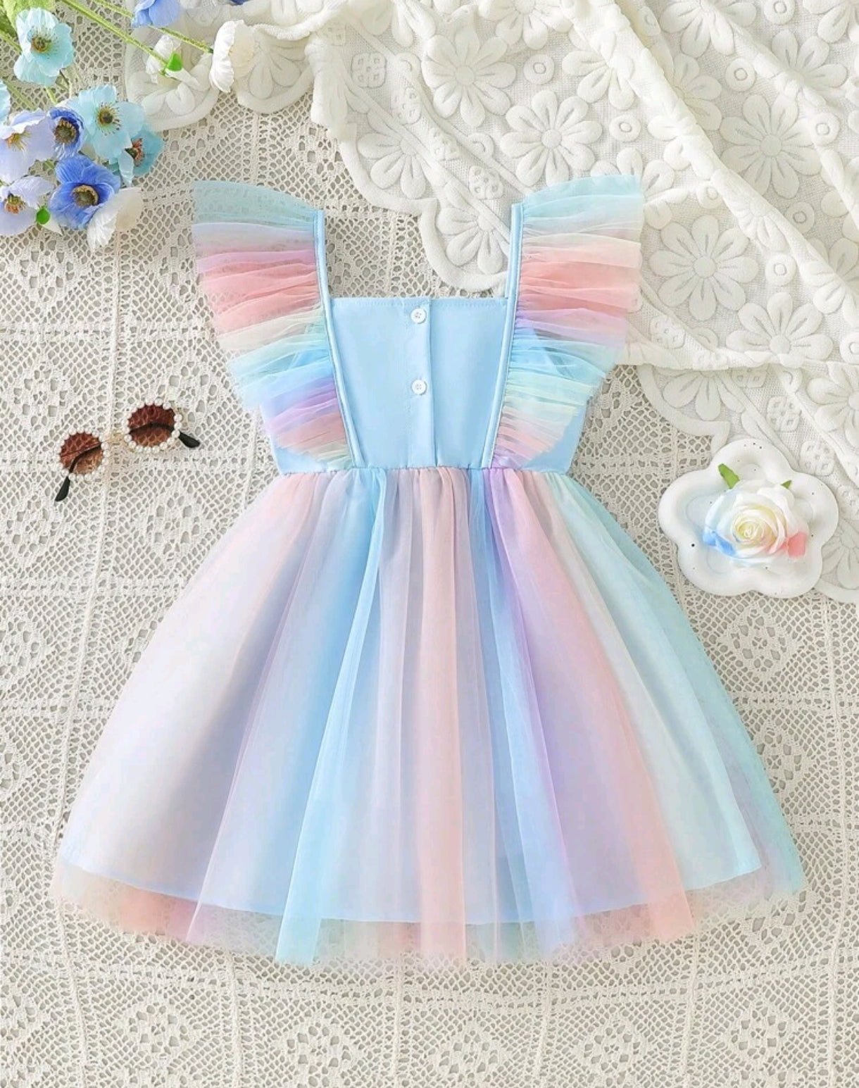 Vestido elegante multicolor