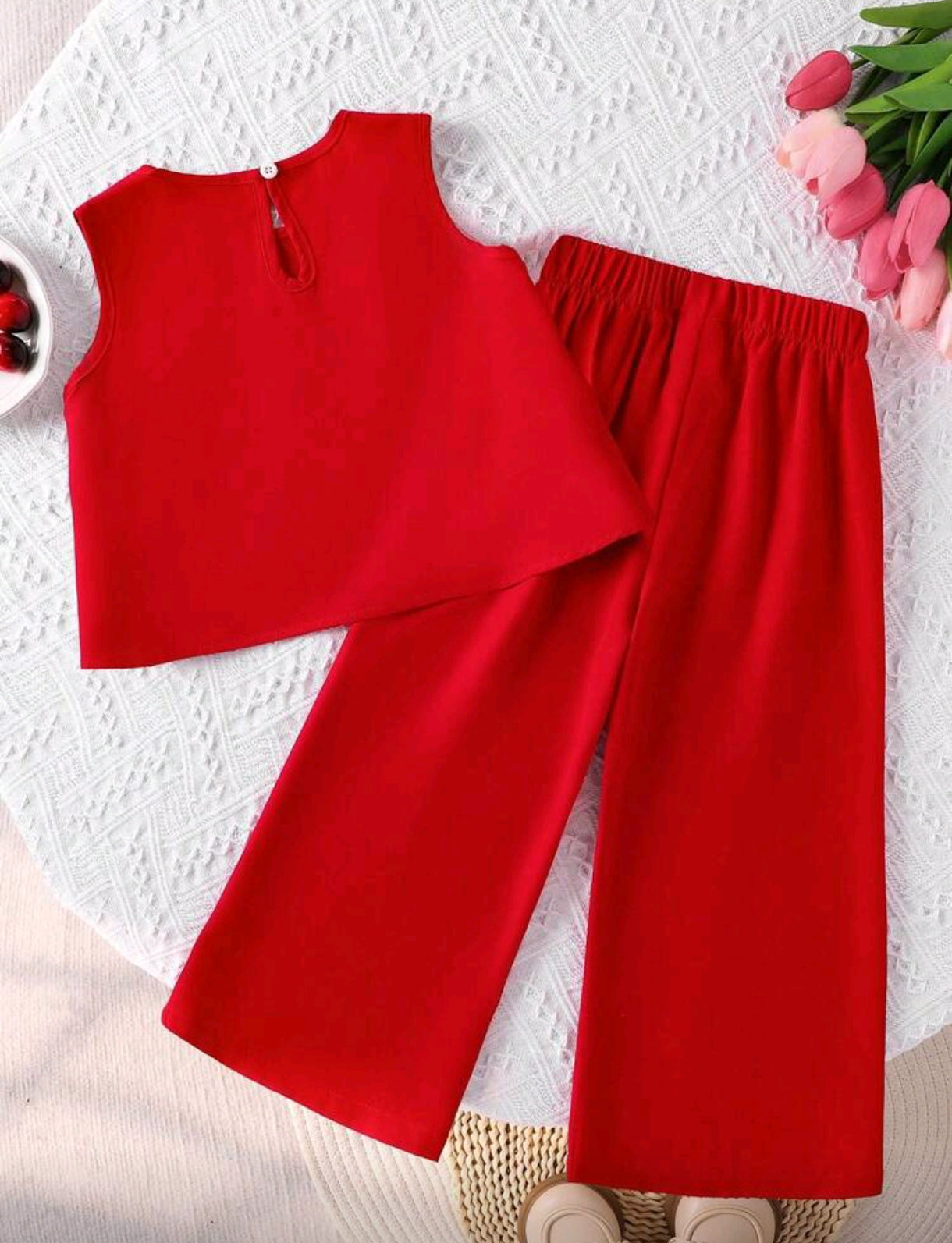 Blusa con moños + palazo