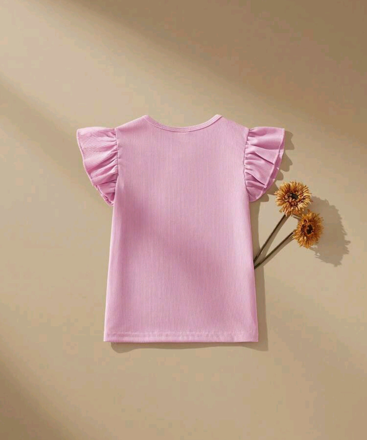 Blusa mangas mariposas con perlitas