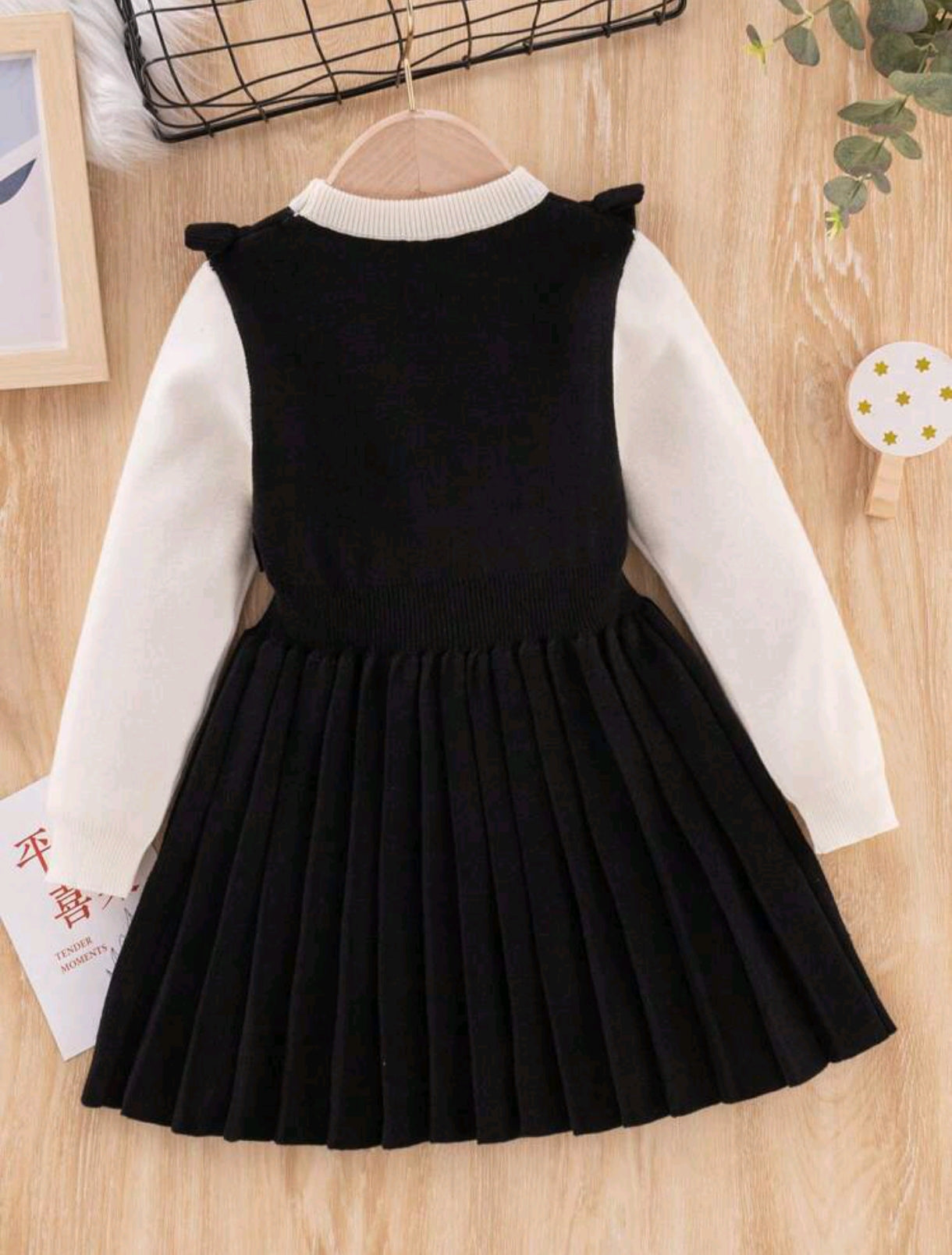 Vestido mangas largas de Hilo