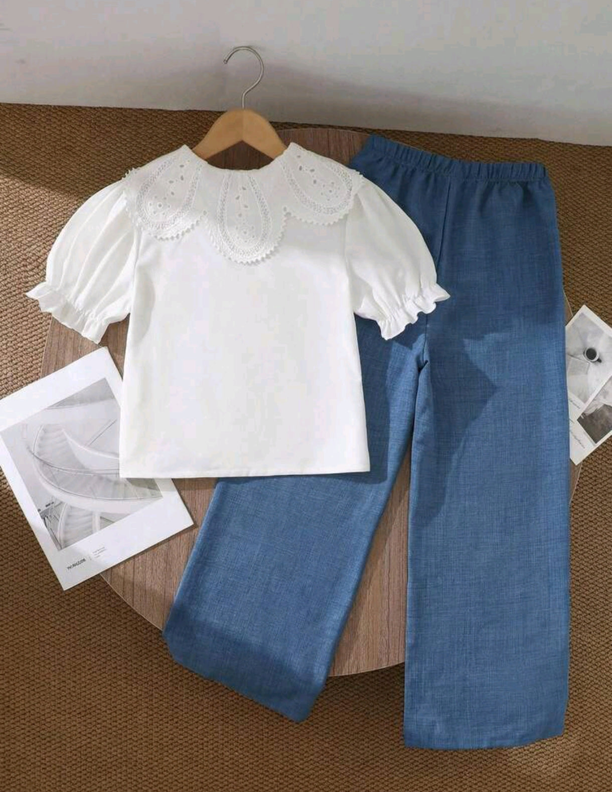 Camisa con cuello + pantalón