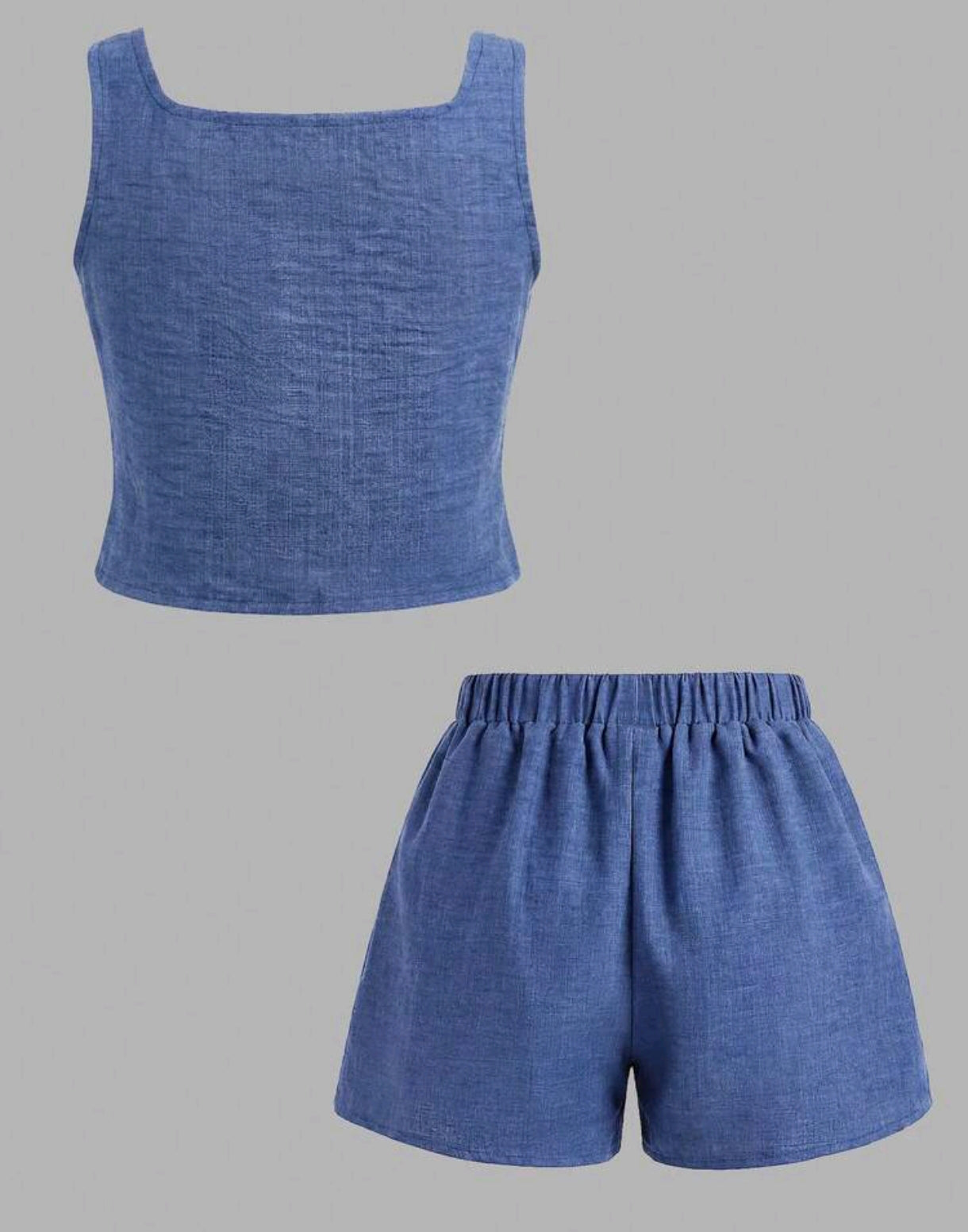 Blusa tipo chaleco + Short
