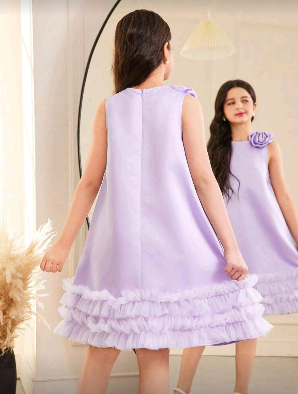 Vestido elegante lineal