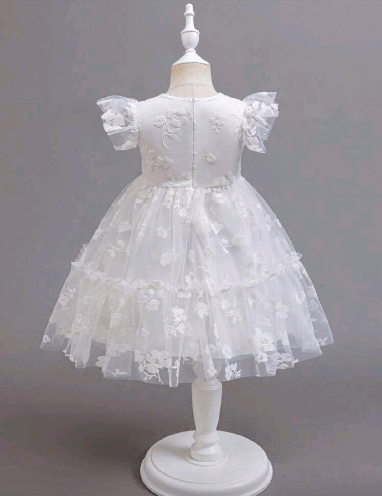 Vestido blanco de renda