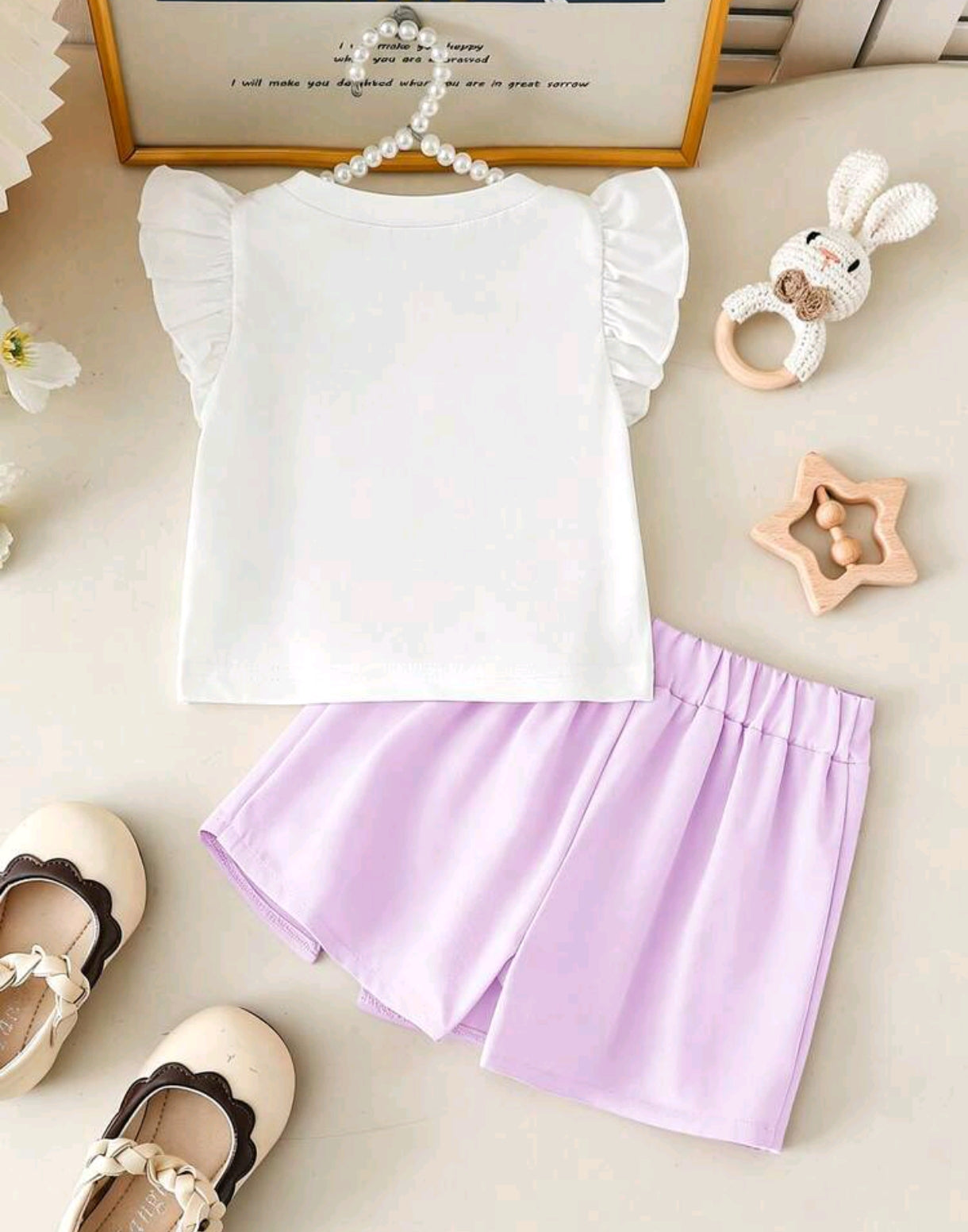 Blusa con moño + Short pollera