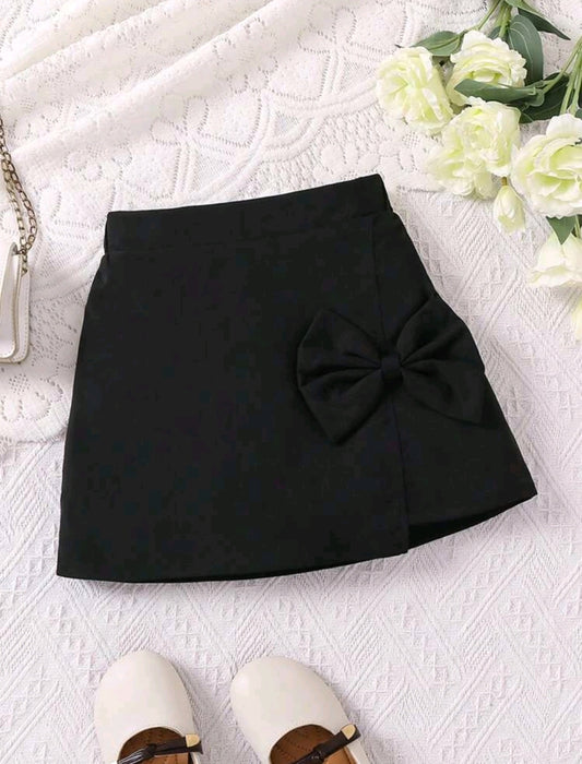 Falda linea A con moño