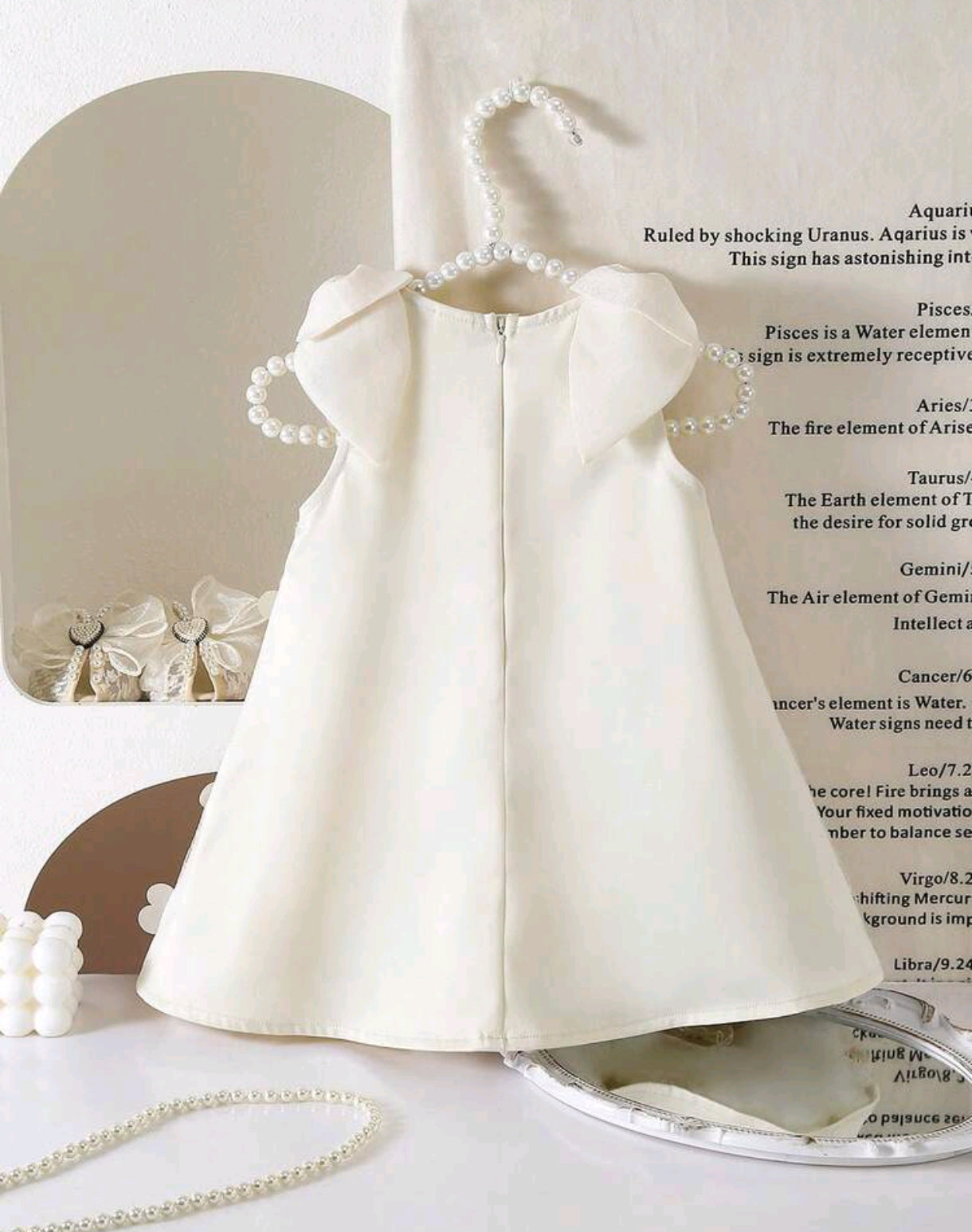 Vestido chic con bordados 3D