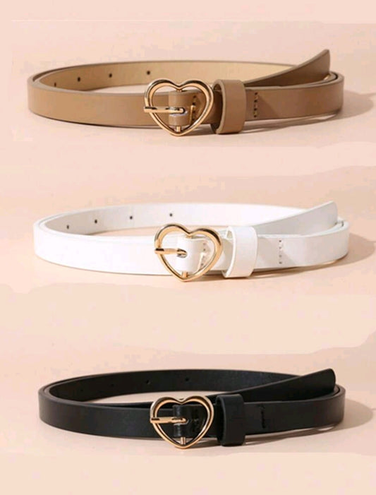 Acc. Cinto con diseño de corazón