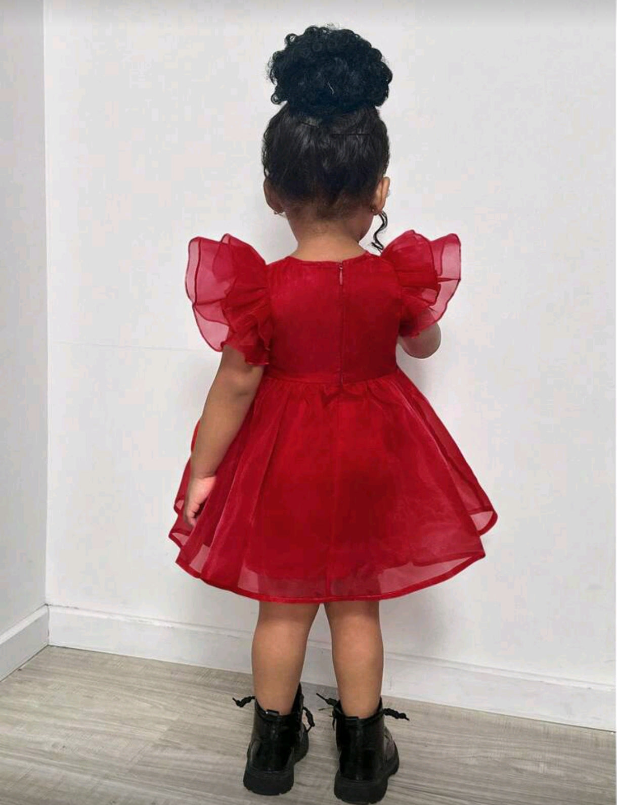 Vestido elegante de organza