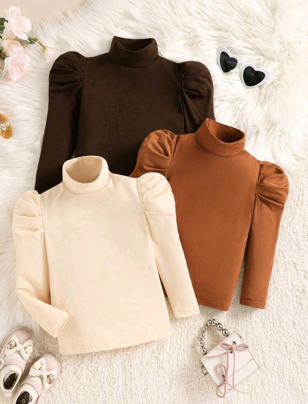 Mangas largas cuello alto