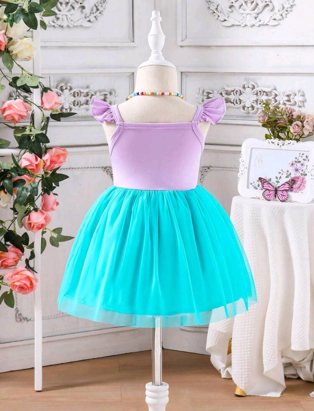 Vestido de sirena con tul