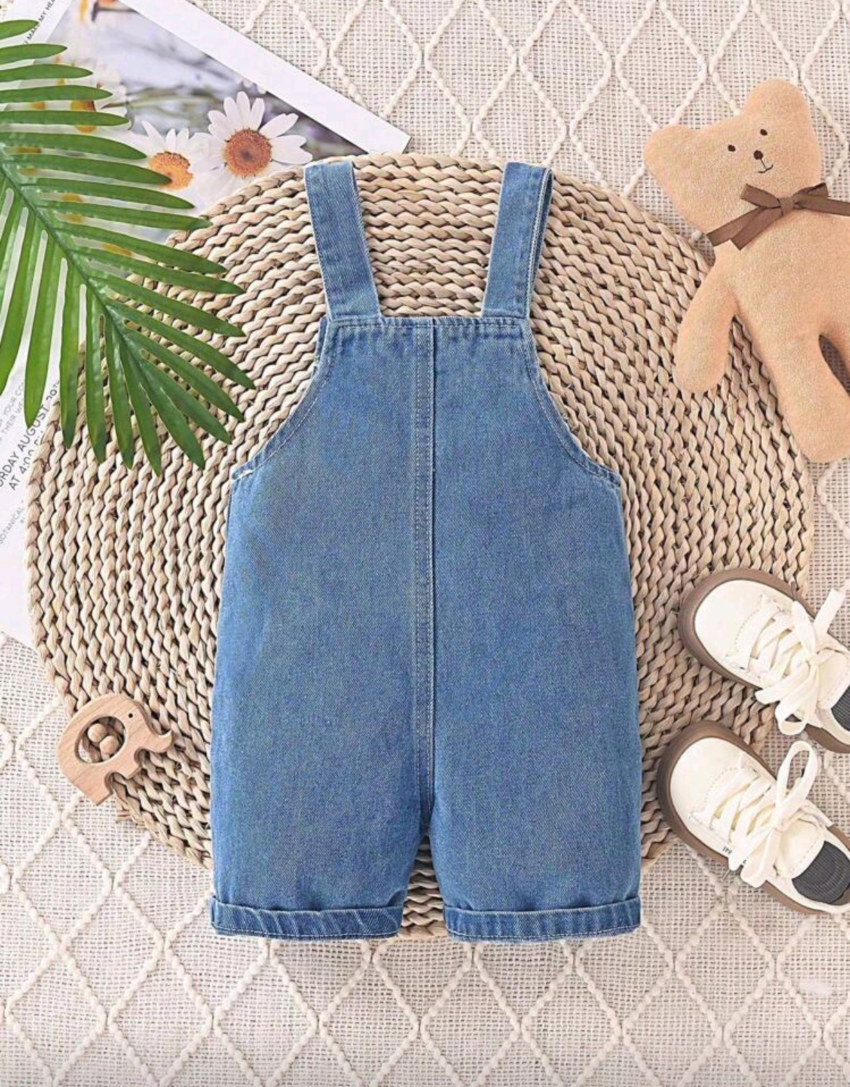 Jardinera bebé de jeans