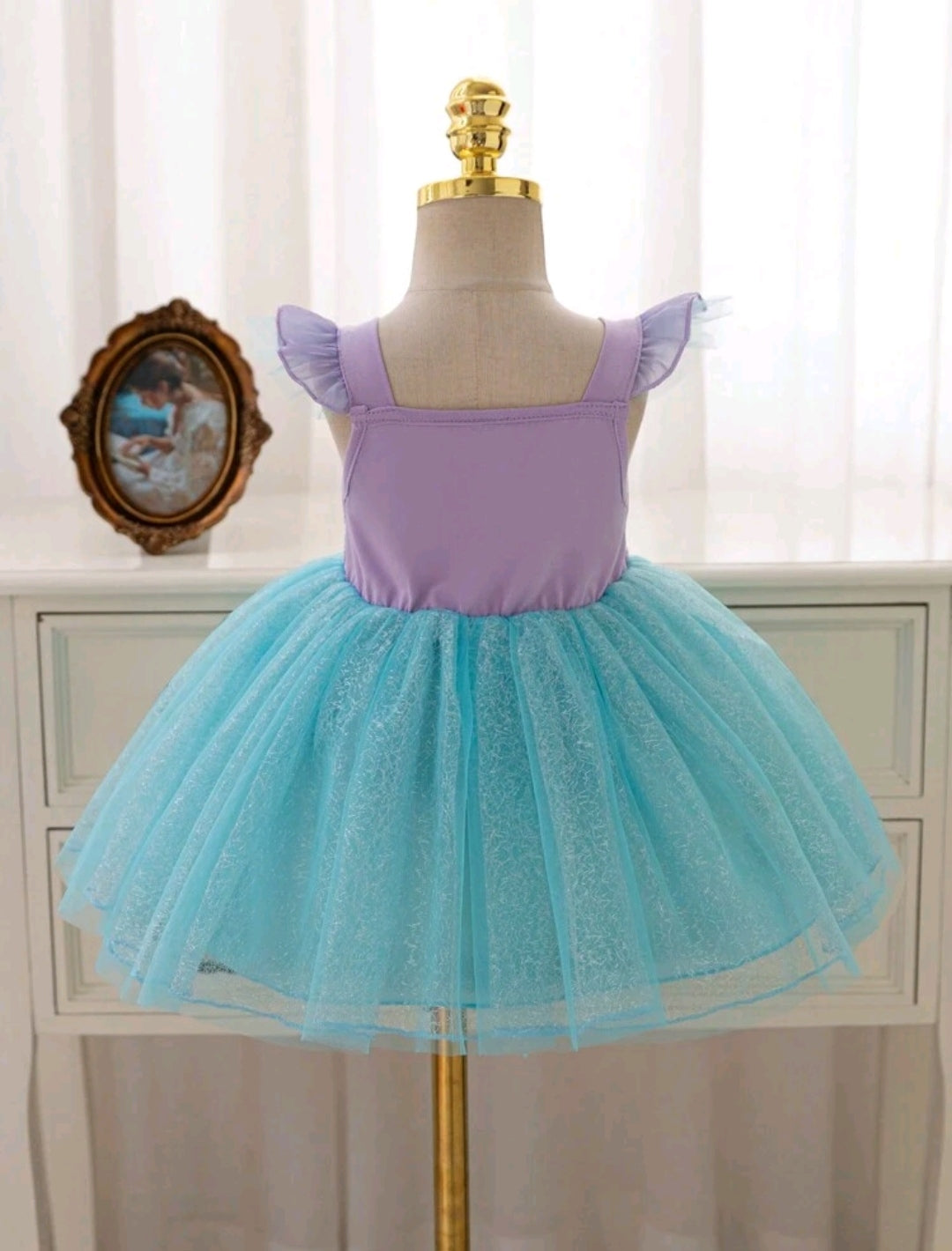 Vestido elegante bebé de sirena