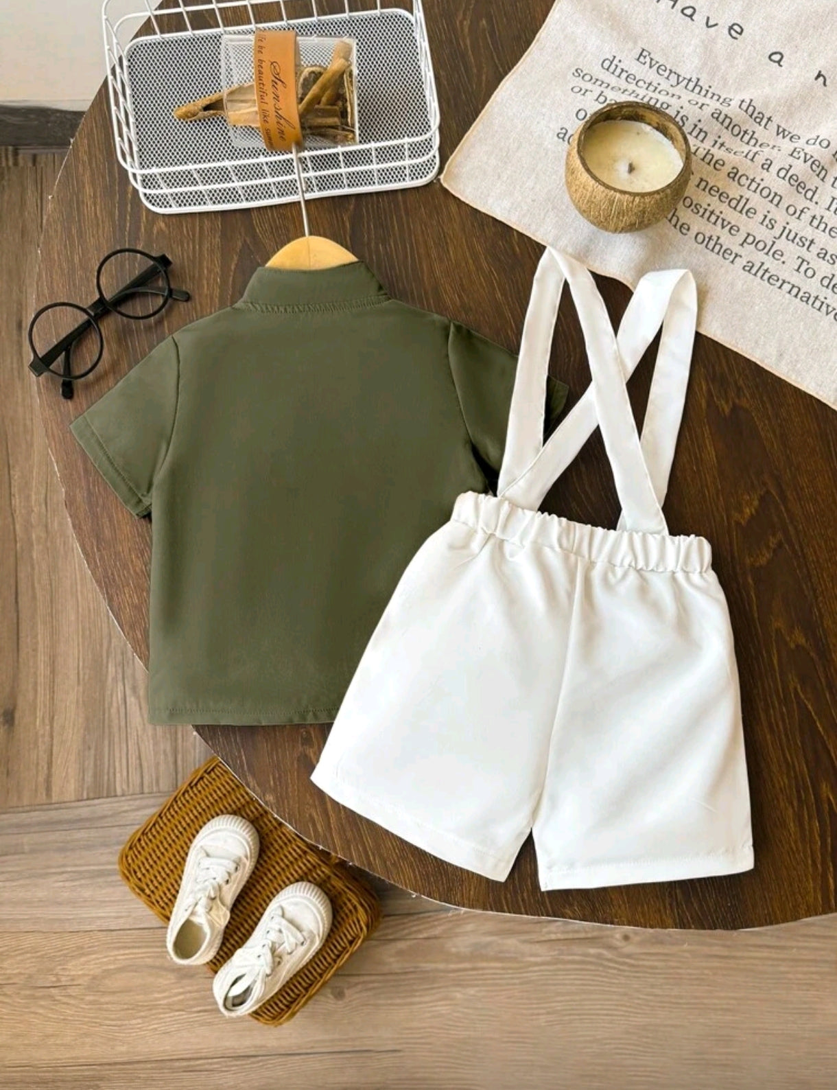 Camisa + short con tirantes