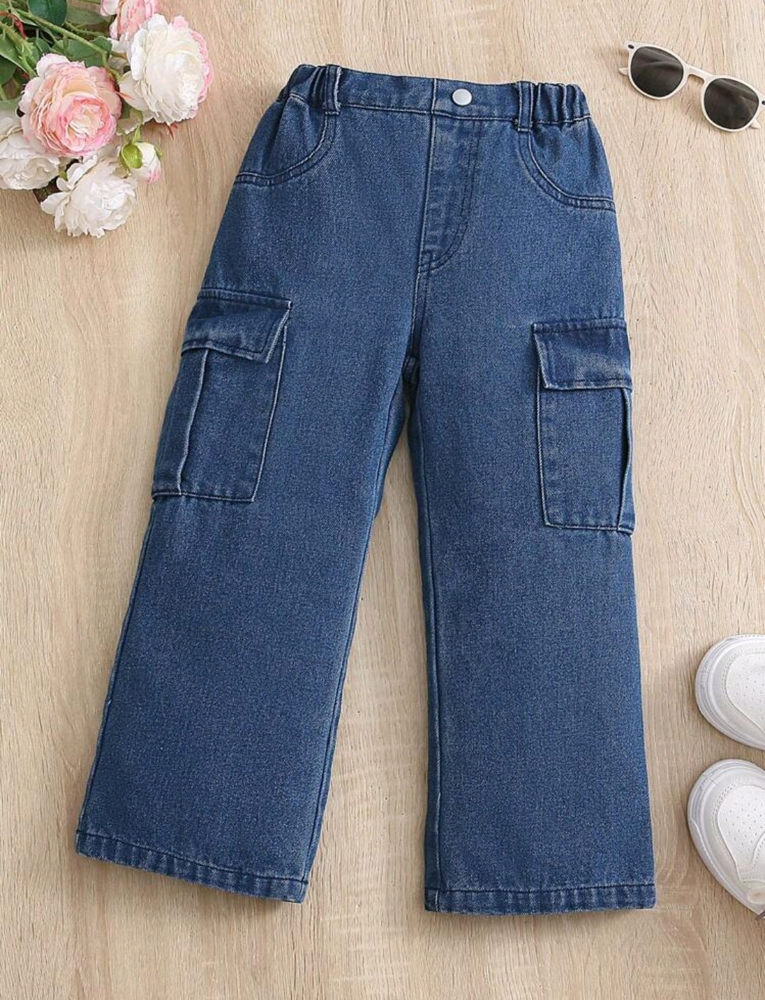 Pantalón de jeans cargo
