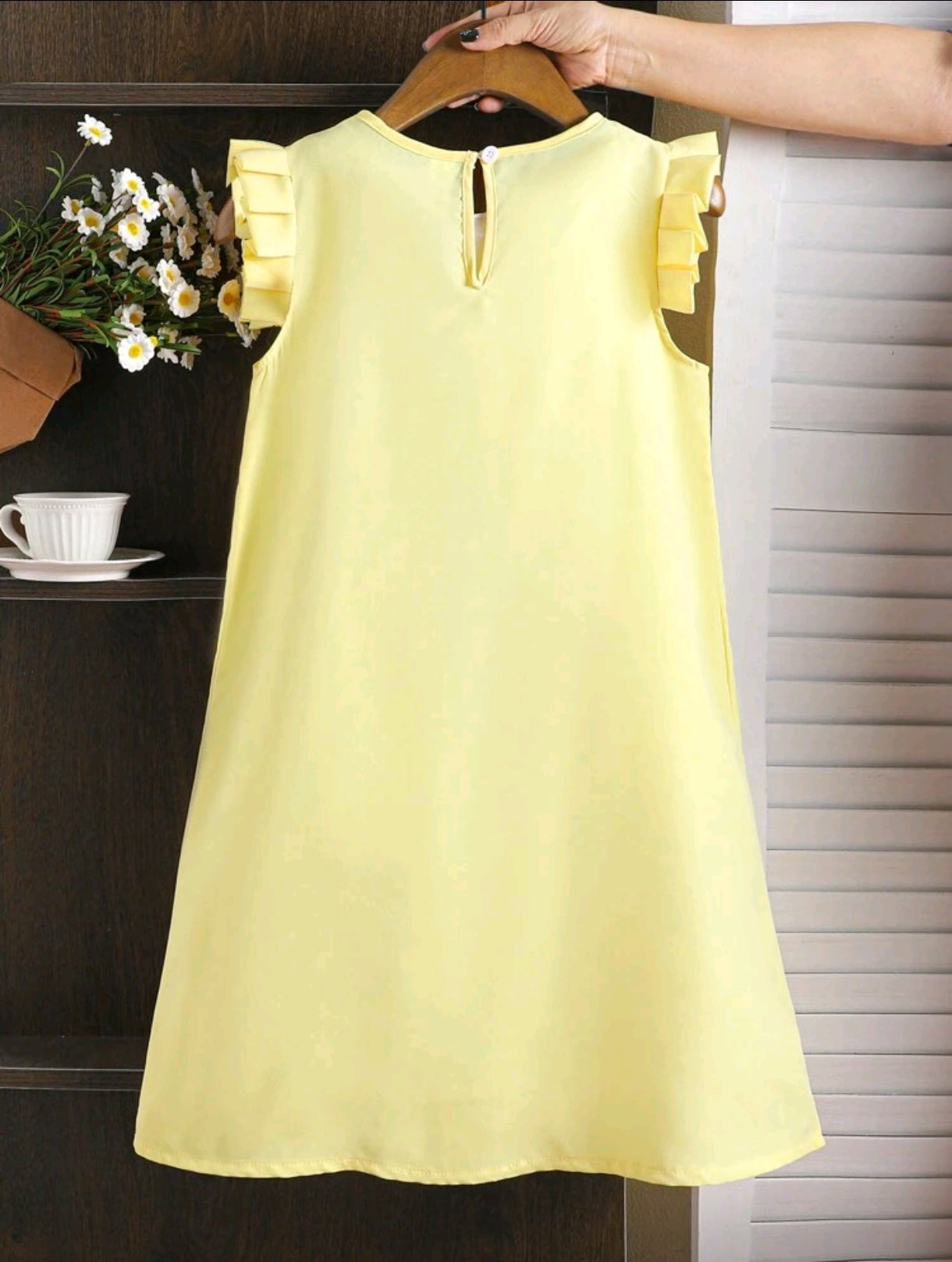 Vestido con flores 3D