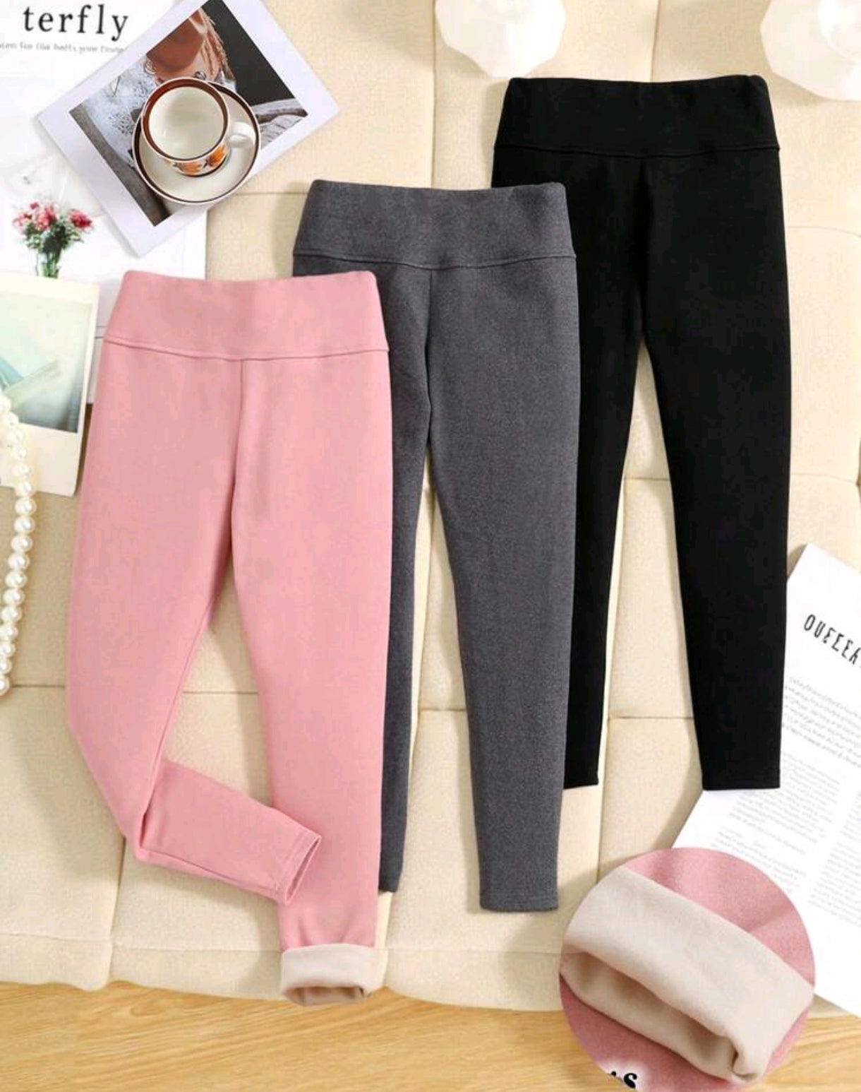 Pantalón térmico con pretina gruesa