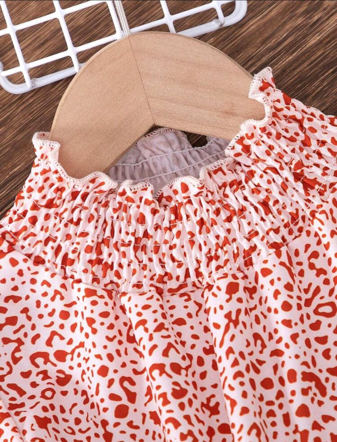 Vestido mangas largas con estampado