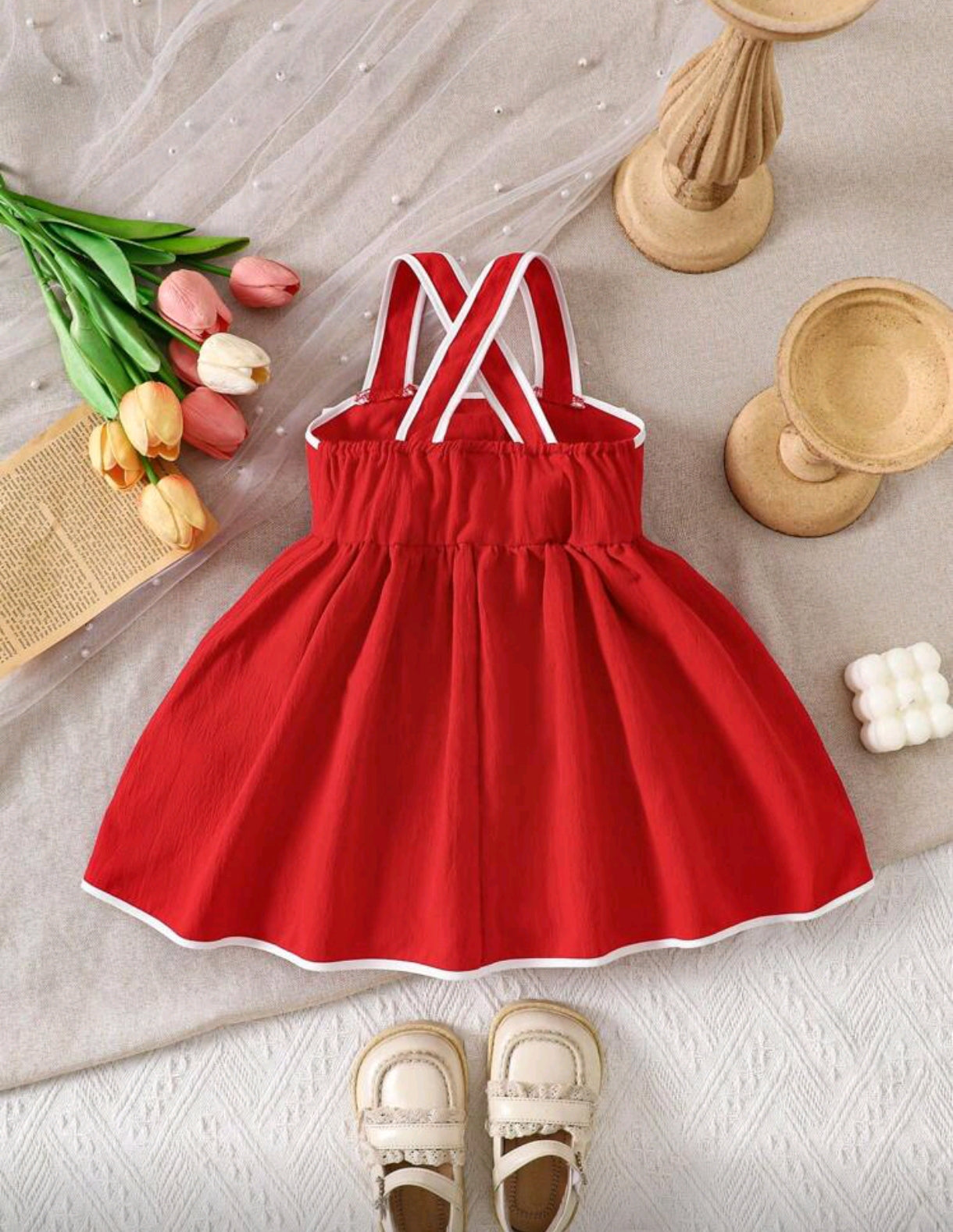 Vestido bebé con moños