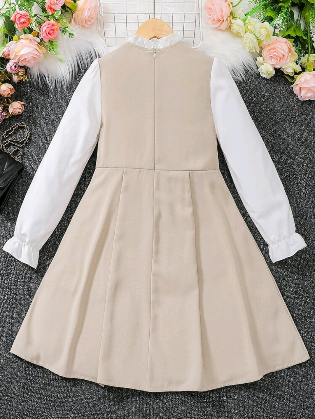 Vestido mangas largas