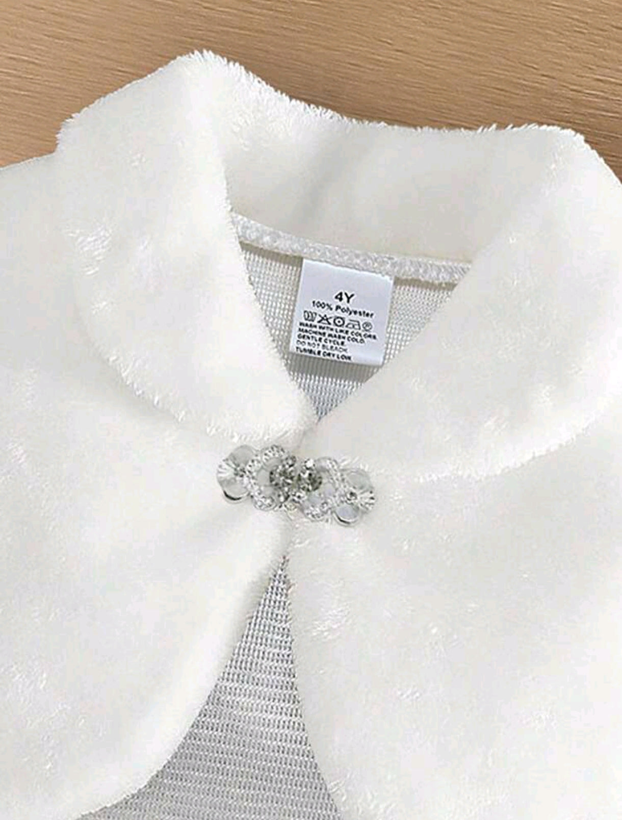 Abrigo Blanco Peludo