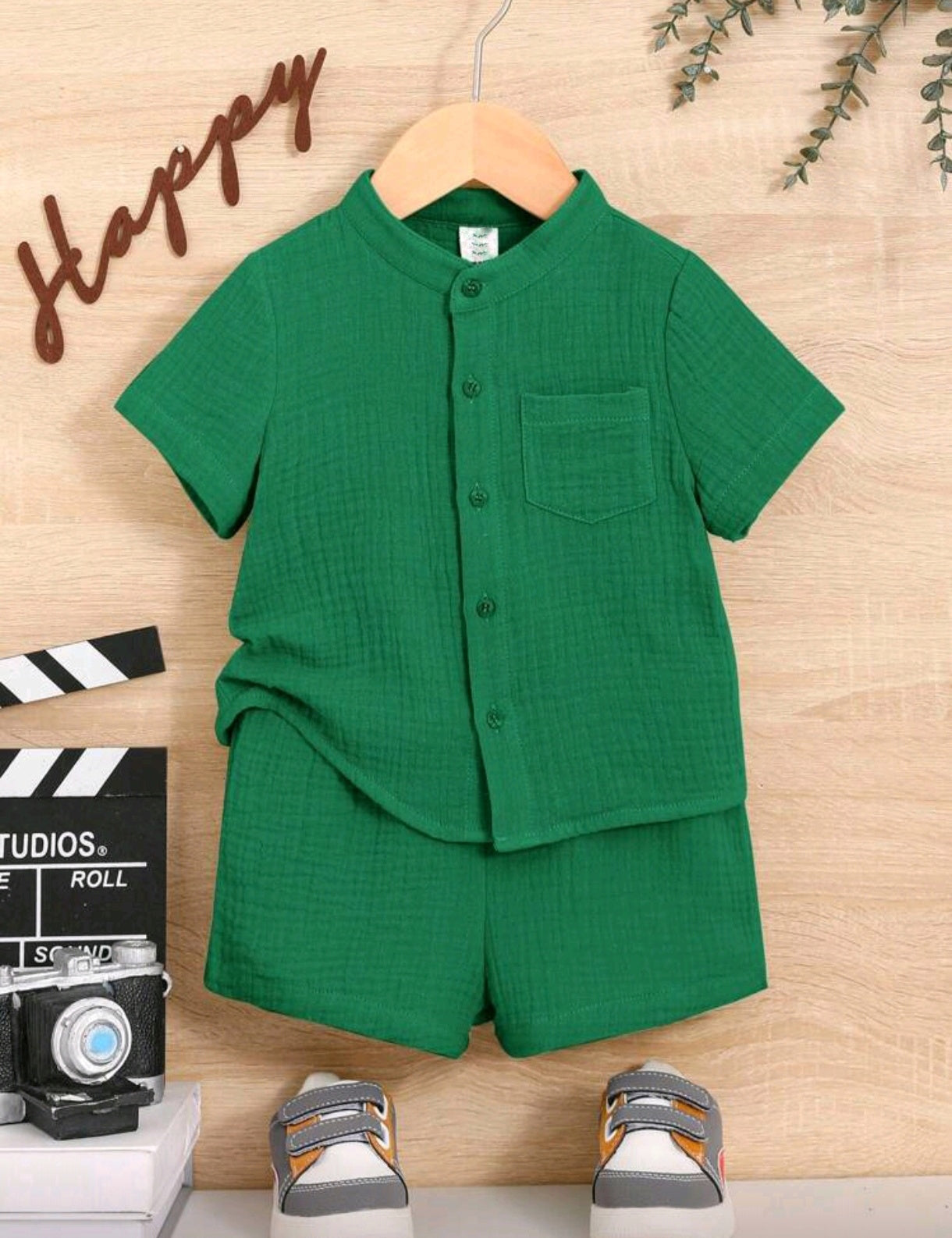 Camisa + short verde