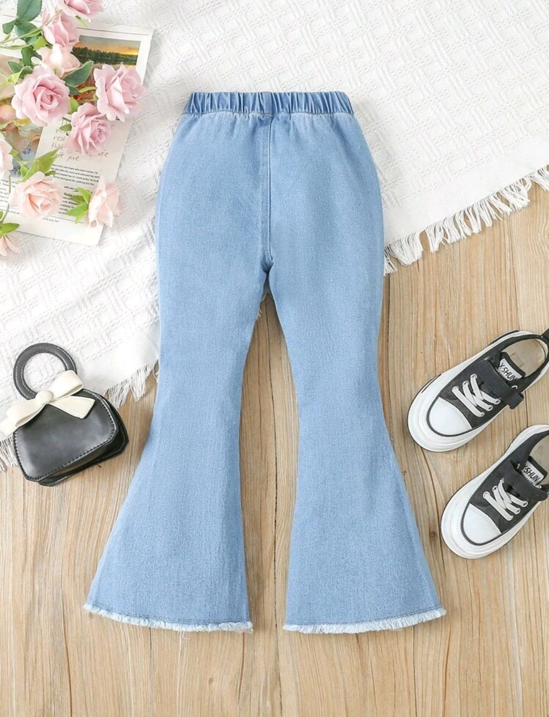 Pantalón de jeans acampanado