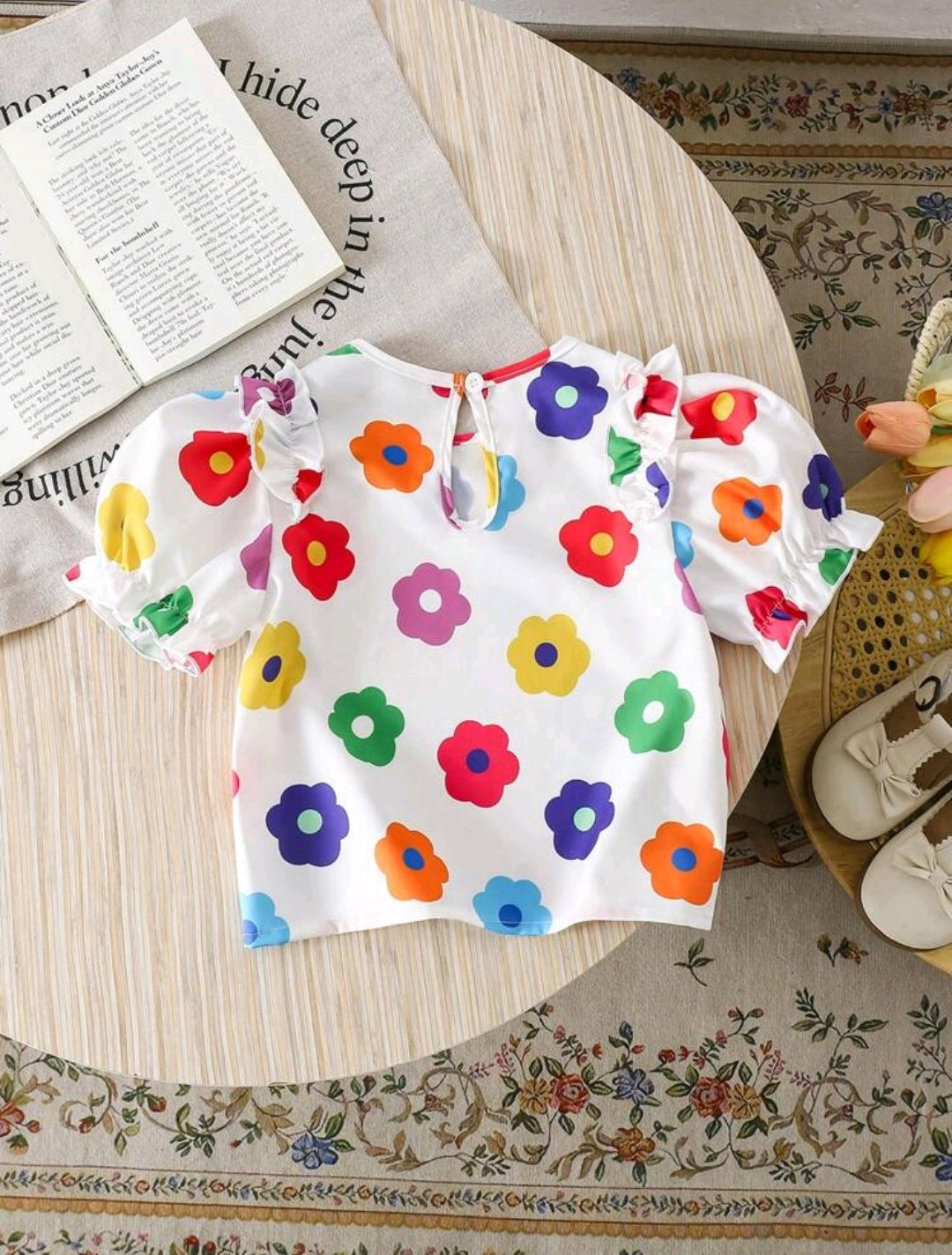 Blusa con estampa floral