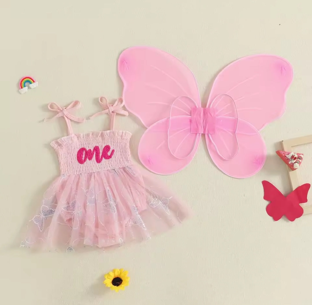 Body vestido one con alitas