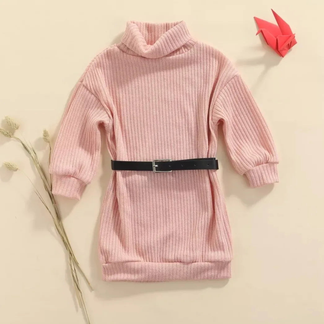 Mangas largas tipo vestido con cinto