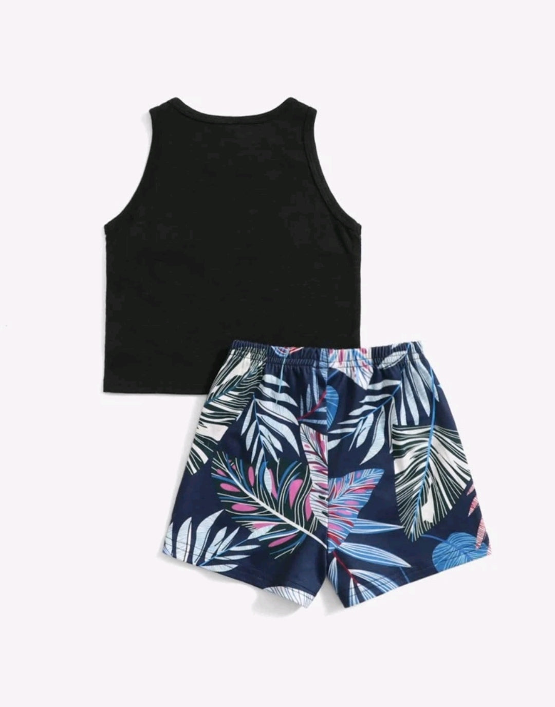 Conjunto niño bebé estampado tropical