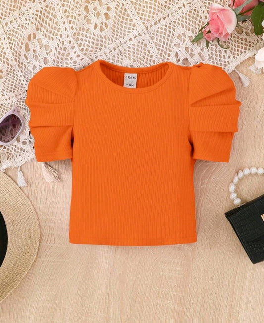 Blusa mangas abullonadas