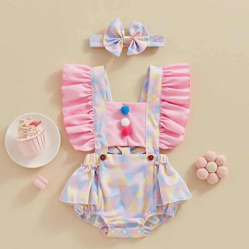 Body multicolor con diadema