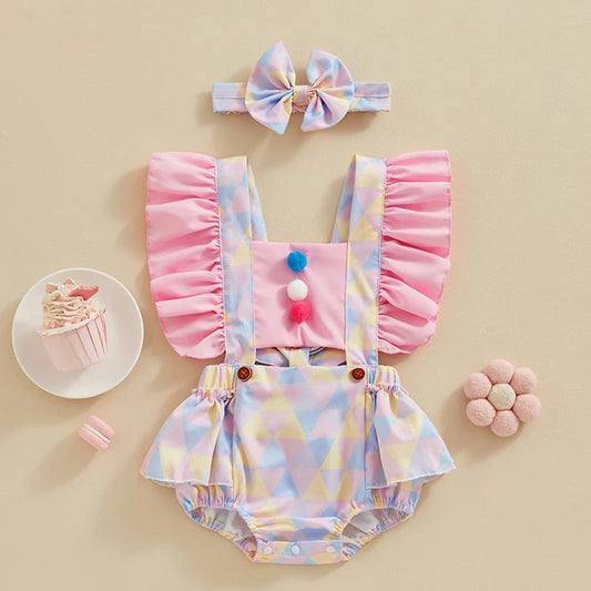Body multicolor con diadema