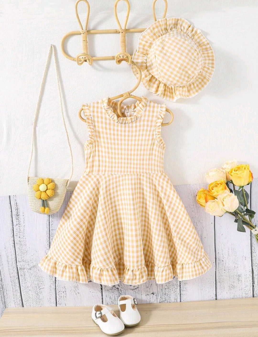 Vestido casual + sombrero